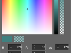 A color picker dialog window