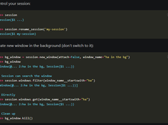 libtmux Screenshot 2