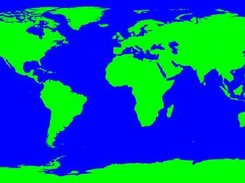 ETOPO2 Cylindrical projection