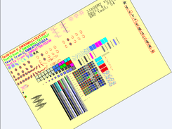 Output from EMF testbed rotated