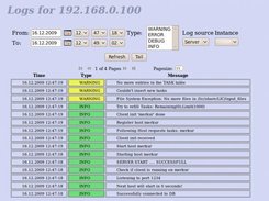 Monitor Log messages