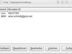 The owner manager dialog in Qt4 UI.