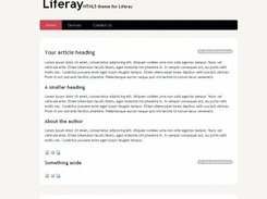 Smashing html5 theme liferay6