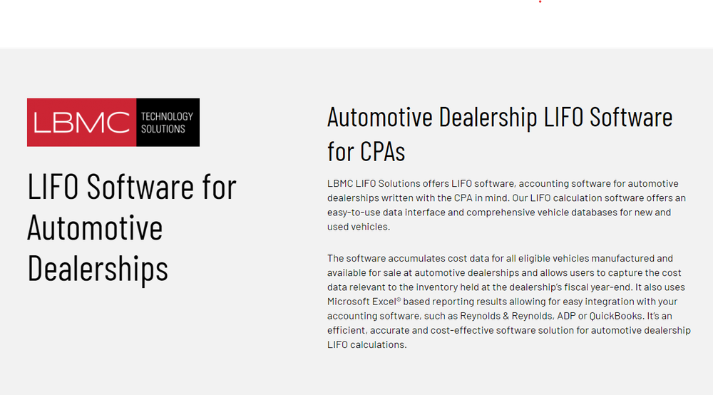 LIFO Software Screenshot 1
