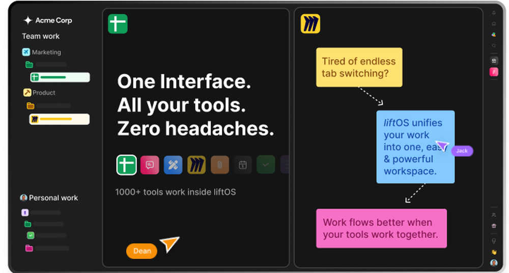 liftOS Screenshot 1