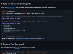 Liger Kernel Screenshot 1