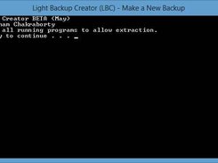 Making a new backup (added BETA May v1)