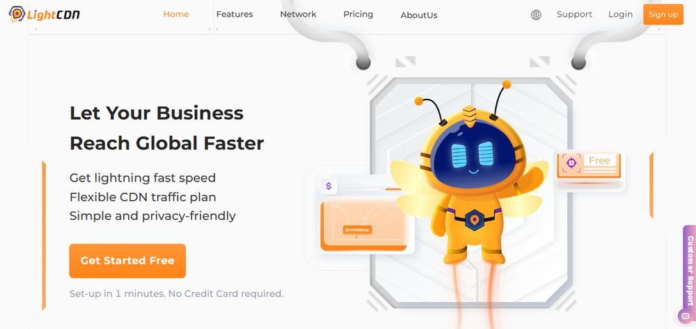 LightCDN Screenshot 1