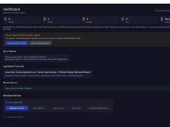 LightMesh Discovery Agent dashboard