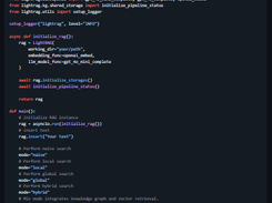 LightRAG Screenshot 1