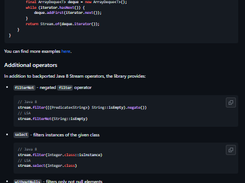 Lightweight-Stream-API Screenshot 1