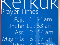 Kerkuk Prayer Times - Linux