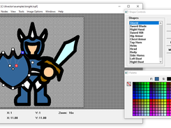 Creating an image of a generic blue knight