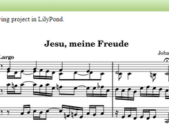 LilyPond Screenshot 1