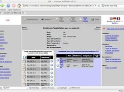 Assign an OS to a device (here: French language selected)