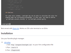 limelight.vim Screenshot 1