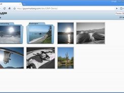 The sophisticated and elegant main view with Albums