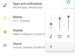 Settings Icons and Extented Volume Panel