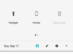 Quick Settings Drawer