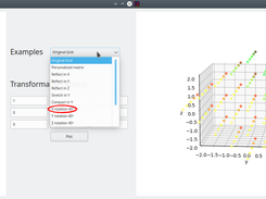 3d Linear Transformation Visualization Screenshot 2