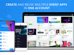 Manage many events apps with one account