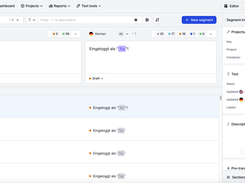 LingoHub editor and context panel
