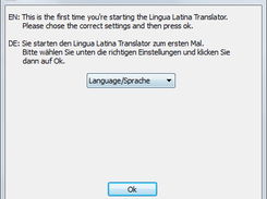 Sprachwahl / Chose the language (Latin -> English not supported, sorry)