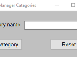 Add new Categorie