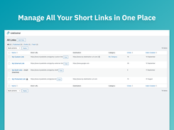 Manage all your short links in one place