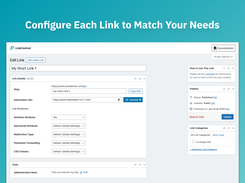 Configure each link to match your needs