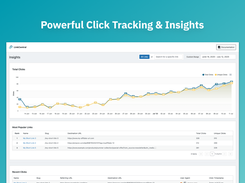 Get powerful click tracking and insights