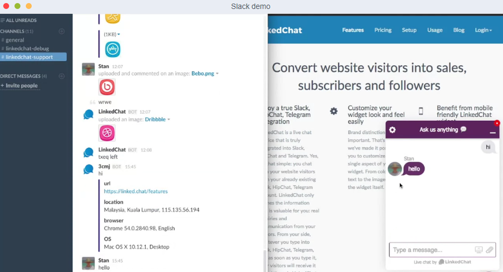 LinkedChat Screenshot 1