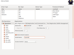 Device Driver Type Selection