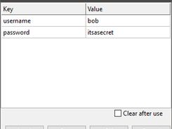 POST variables editor