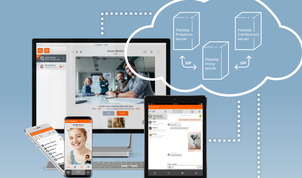 Linphone Screenshot 1
