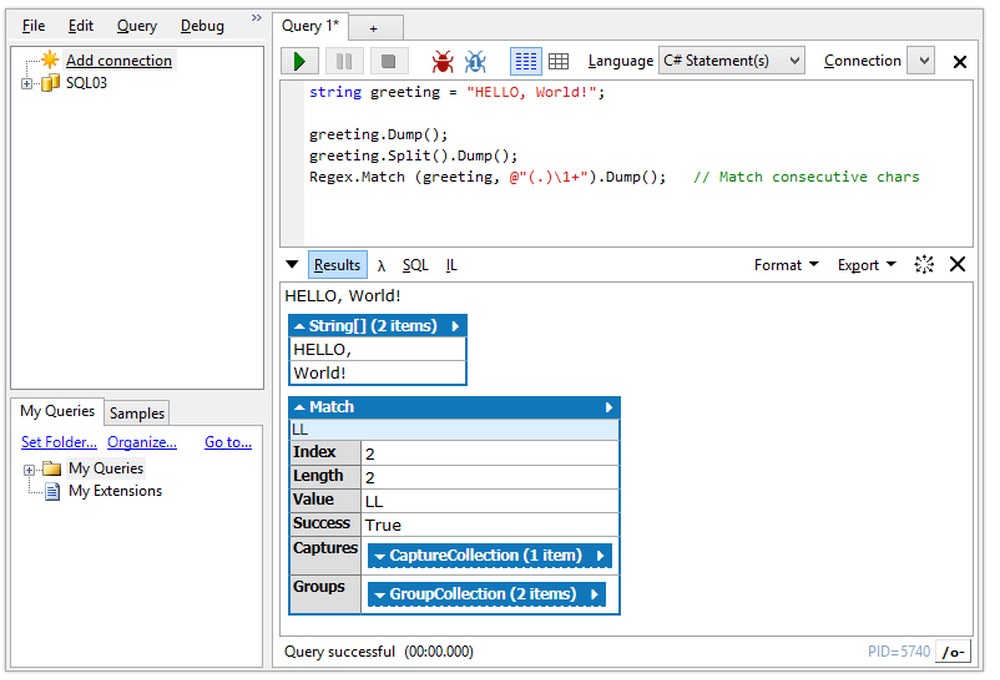 LINQPad Screenshot 1