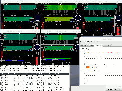 Six dongles running simultaneously under Debian Wheezy on a Pentium IV computer.