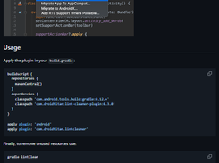 Lint Cleaner Plugin Screenshot 1
