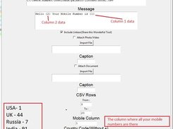 Fill Parameters accordingly