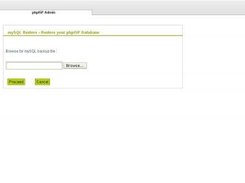 mysql restore