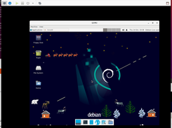 Games screensaver running xsnow