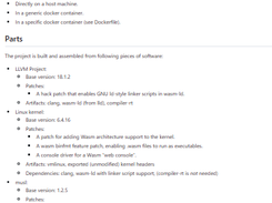 linux-wasm Screenshot 1