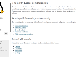 Linux Kernel Screenshot 1