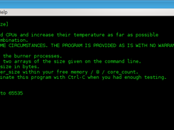 CpuBurn output