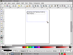 5. DTP - Drawing and Typing inside a Text Frame