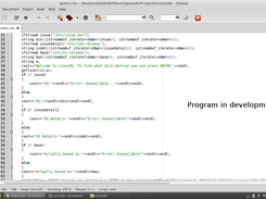 Program in development