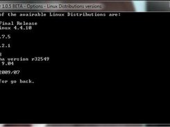List of available Linux Distributions to emulate