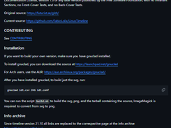LinuxTimeline Screenshot 1