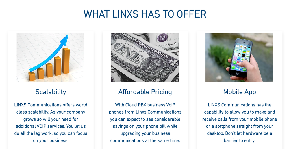 LINXS Communications Screenshot 1