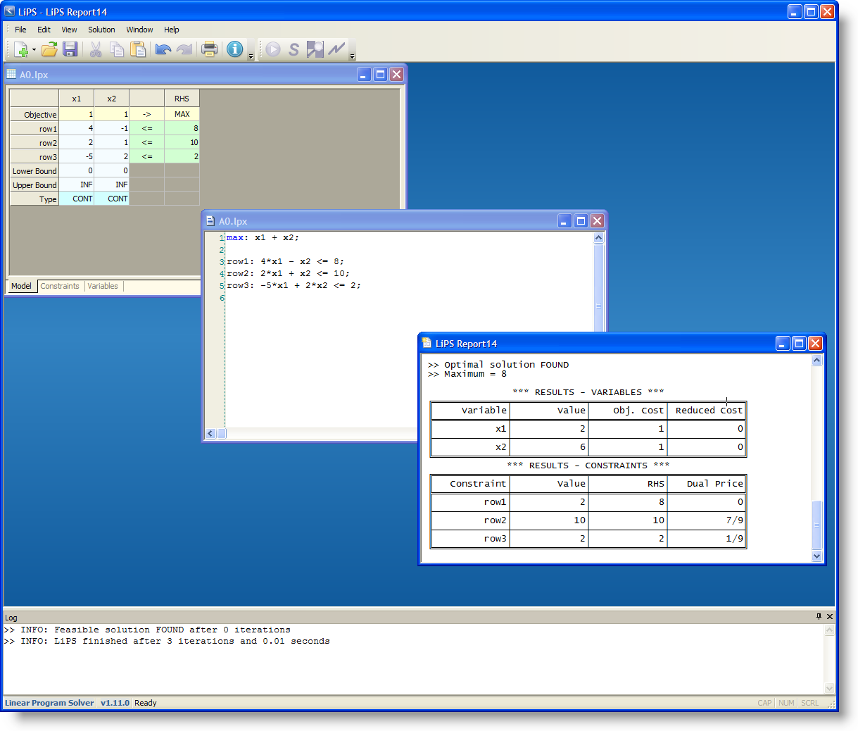 Linear Program Solver Download Sourceforge Net